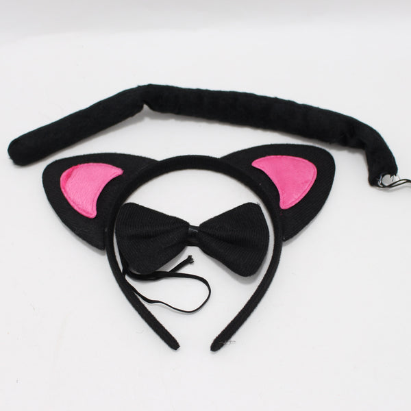 Diadema orejas de gato en colores surtidos para disfraz