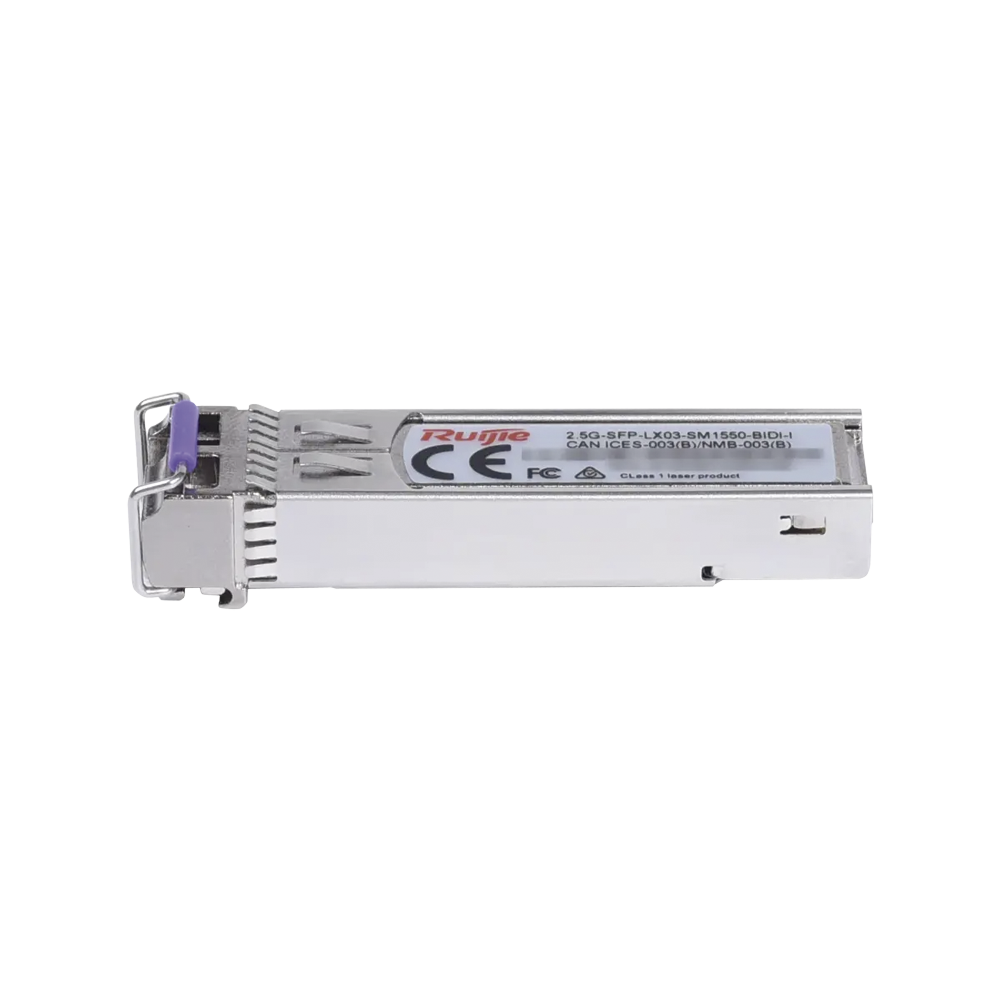 2.5Gb SFP Transceiver LC Single-mode Bi-directional, Tx: 1550nm/Rx: 1310nm, up to 3km, Requires 2.5G-SFP-LX03-SM1310-BIDI-I