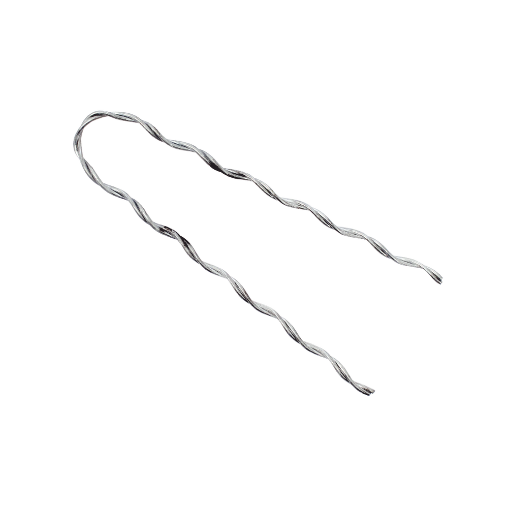 Remate Preformado para Fibra Óptica Mini Figura 8, Span 80 m, para mensajero de acero con diámetro Φ 1.6  mm - 1/16"