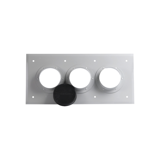 Pasa muros con capacidad de 3 botas de 4&quot; (102 mm), 241.3 mm x 508.0 mm.