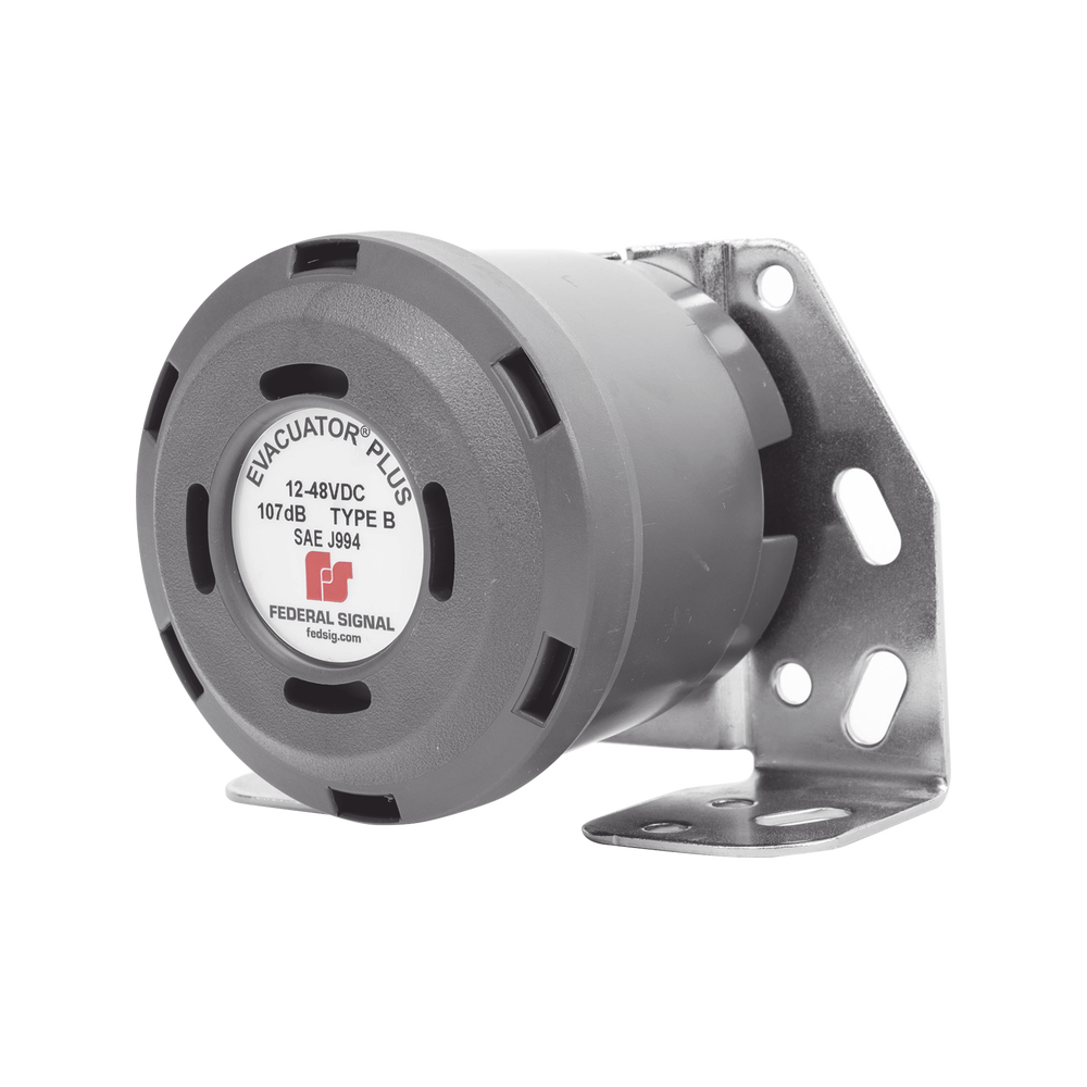 Alarma de Reversa y Sirena Preventiva, 12-48 Vcd, 107 dB para Trabajo Pesado