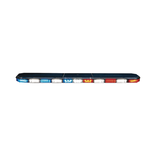 Torreta 47" Serie 21 con 126 LEDs, frente: Rojo/Blanco, Azul/Blanco, trasero: Rojo/Ámbar, Azul/Ámbar
