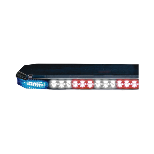 Barra de luces Vantage Serie 21 Ultra Brillante con 66 poderosos LEDs última generación, color Rojo/Azul