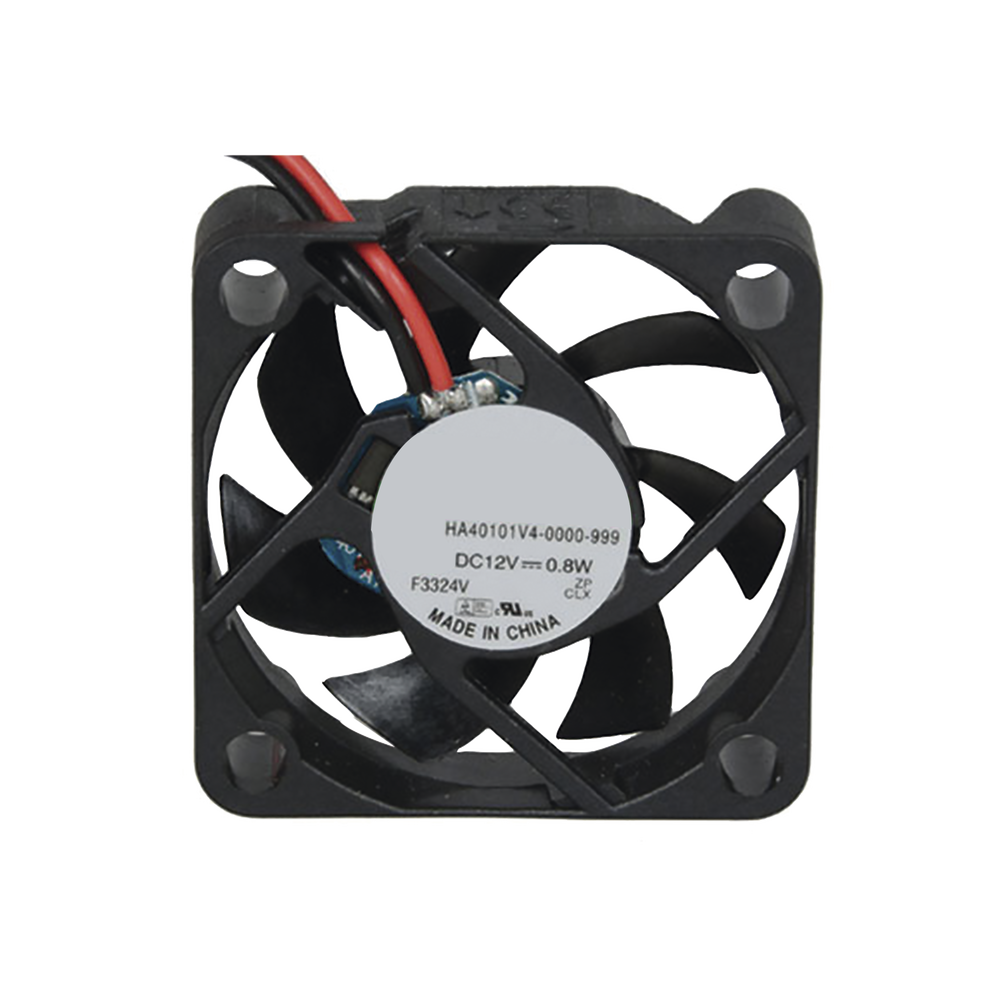 Ventilador Anticondensante Axial de 12Vcd, 40x40x10 mm, 0.8 Watt, 65 mA, flujo de aire de 5.3 CFM, sin escobillas.