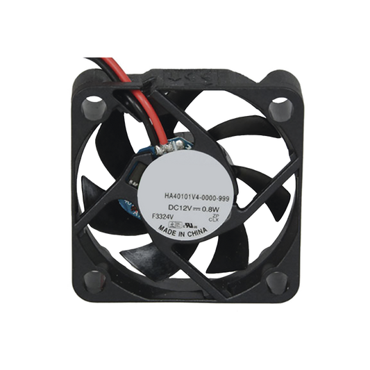 Ventilador Anticondensante Axial de 12Vcd, 40x40x10 mm, 0.8 Watt, 65 mA, flujo de aire de 5.3 CFM, sin escobillas.