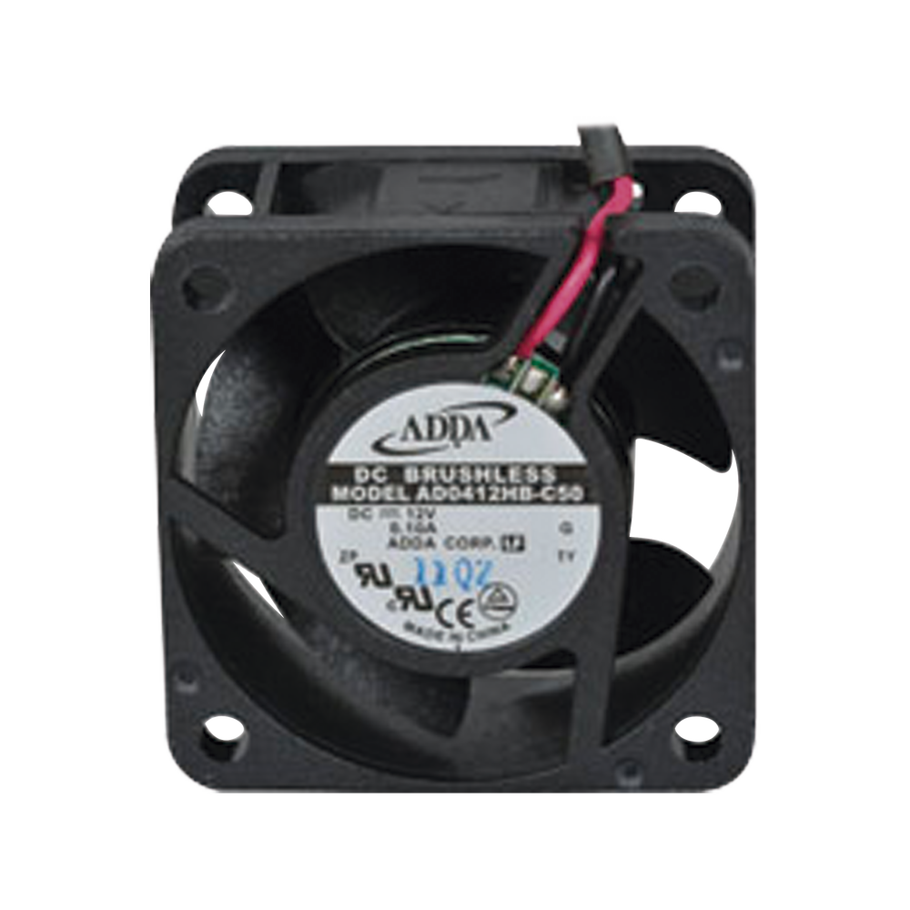 Ventilador Axial de 40 X 40 X 20 mm, Rodamiento de Baleros, Cables de 30 cm, 12 Vcd, 100 mA, 8.8 CFM.