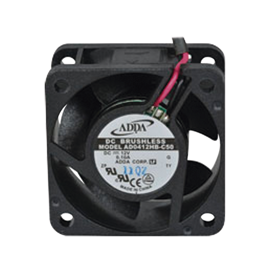 Ventilador Axial de 40 X 40 X 20 mm, Rodamiento de Baleros, Cables de 30 cm, 12 Vcd, 100 mA, 8.8 CFM.