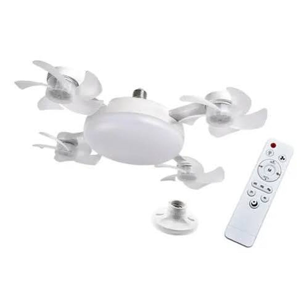Lampara Ventilador de Techo 4 Aspas E27