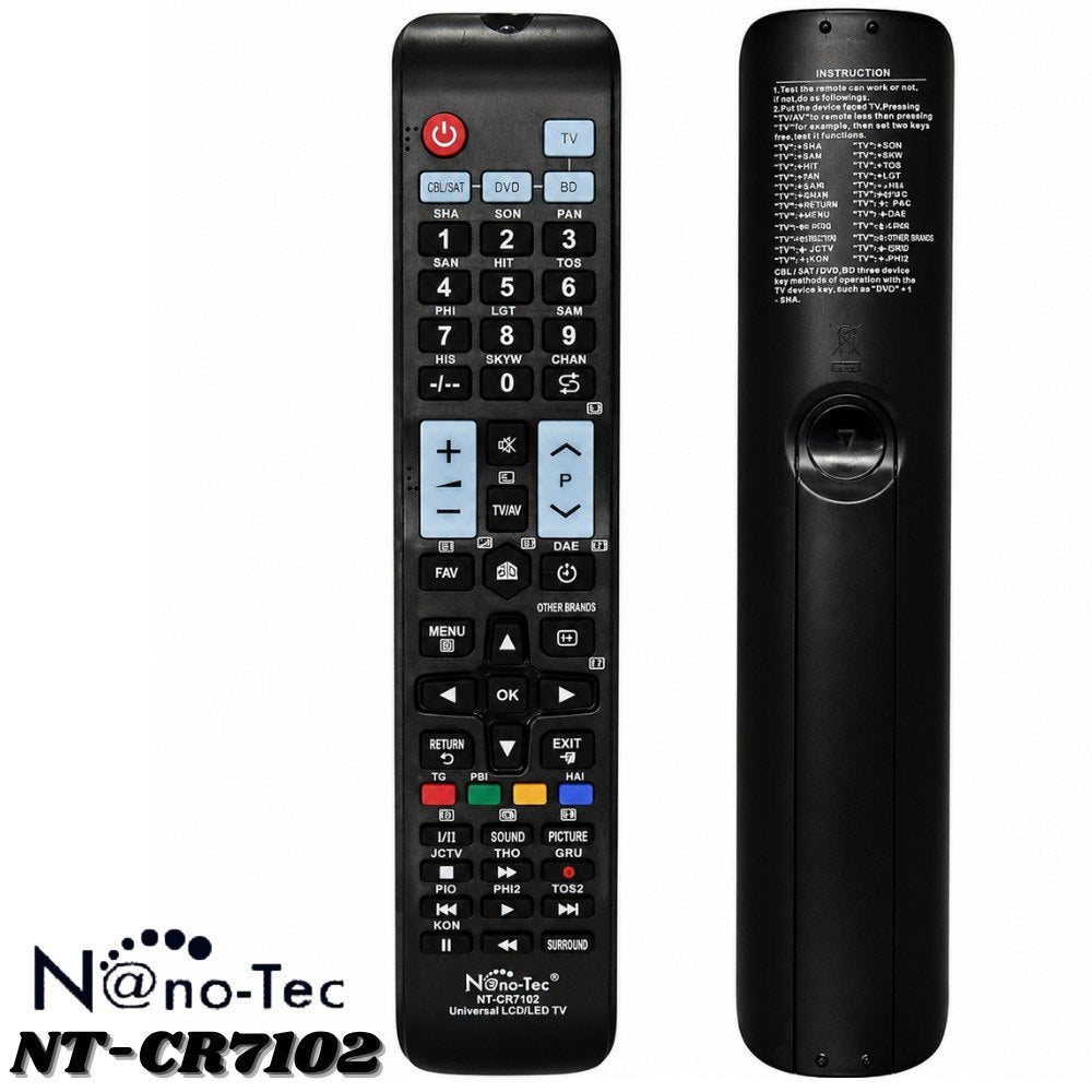 Control Remoto Universal Cr7102