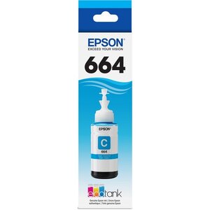 Botella de tinta Epson T664220-AL cian, inyección, 70 ml