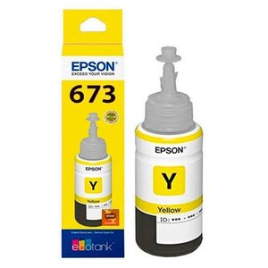 Botella de tinta Epson T673420-AL amarillo, original, 19K fotos