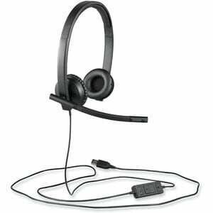 Audífonos Logitech H570e 981-000574 cableados USB micrófono con cancelación