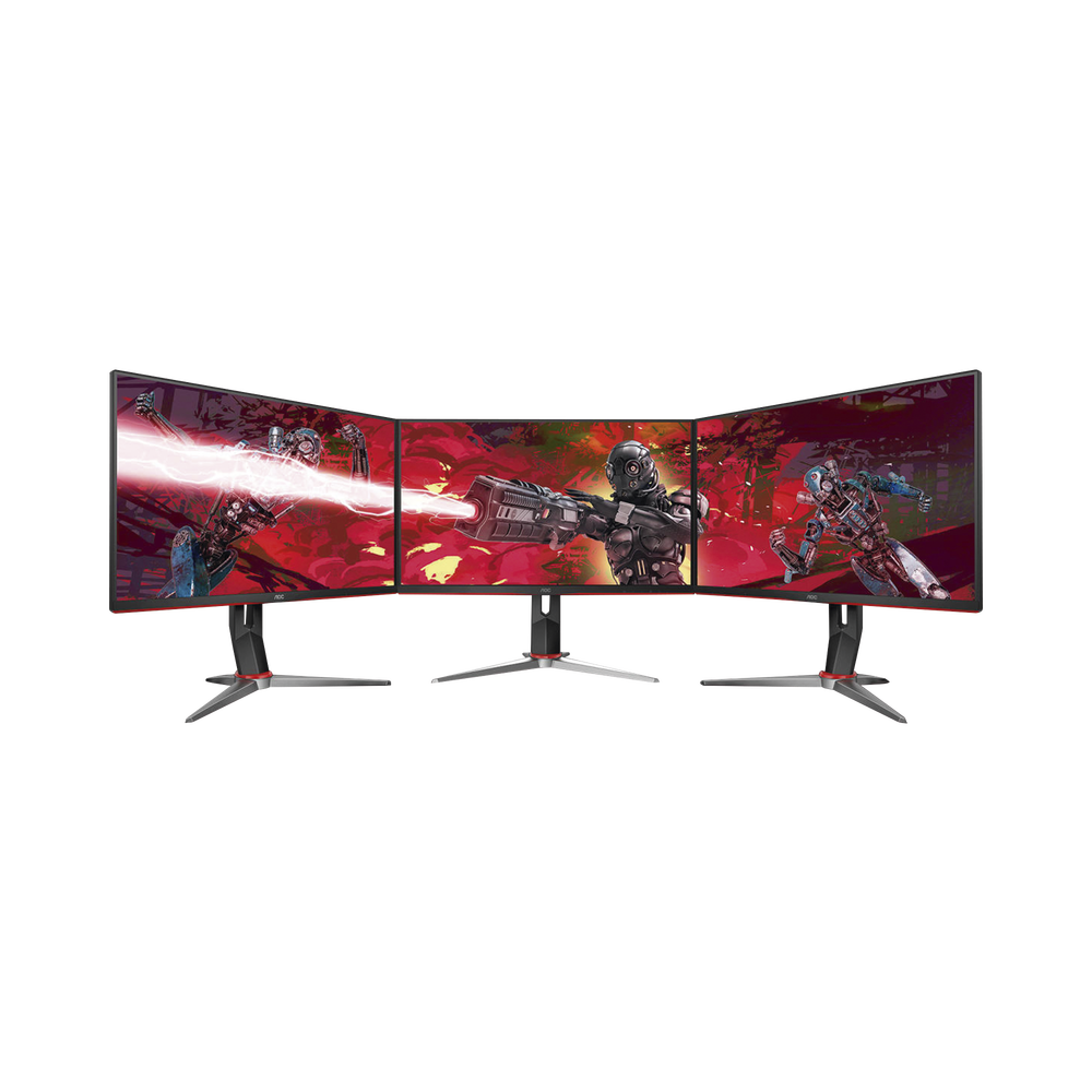 Monitor 27" GAMING Backlight-LED IPS, Resolución 1920 x 1080p 144Hz, con Entradas de Video VGA / HDMI / DISPLAYPORT .  Bisel Ultra Delgado. Compatible con VESA