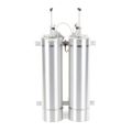 Duplexer Pasa Banda-Rechazo de Banda, 144-174 MHz, 4 Cavidades de 6.625" Diámetro, 500 KHz, 400 Watt, BNC Hembras.
