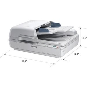 Escáner Epson B11B205221 cama plana y ADF, 25 ppm