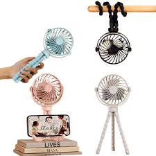 ventilador pulpo con luz recargable