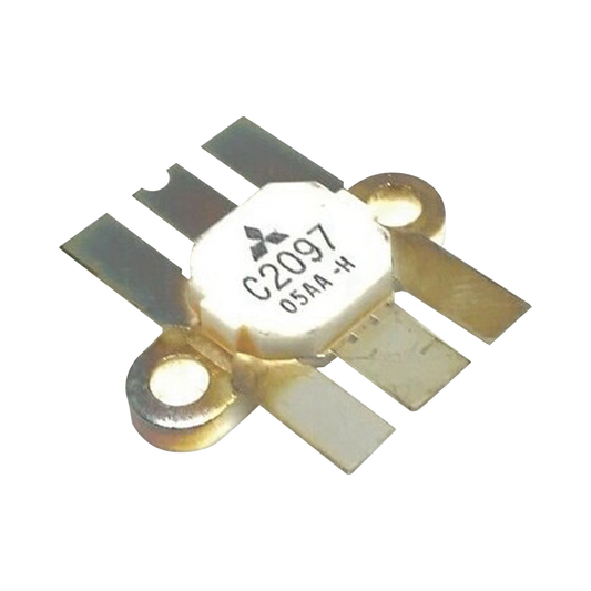 Transistor  de Silicio NPN Epitexial, 30 MHz, 13.5 Vcd, 70 Watt, T-40E.