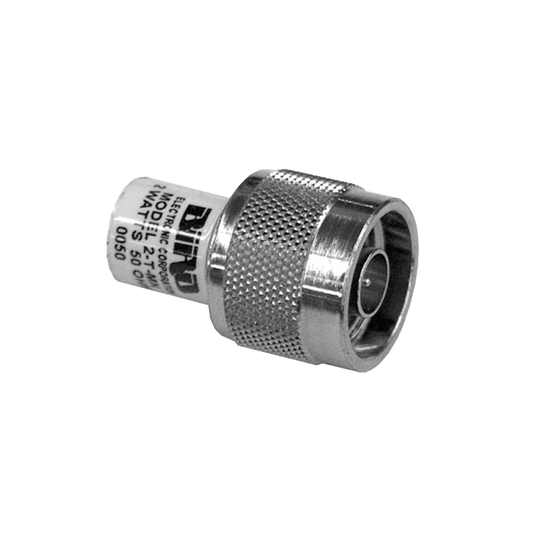  Carga Fantasma Terminal de 2 W, Impedancia de 50 Ohm y Conector N Macho.
