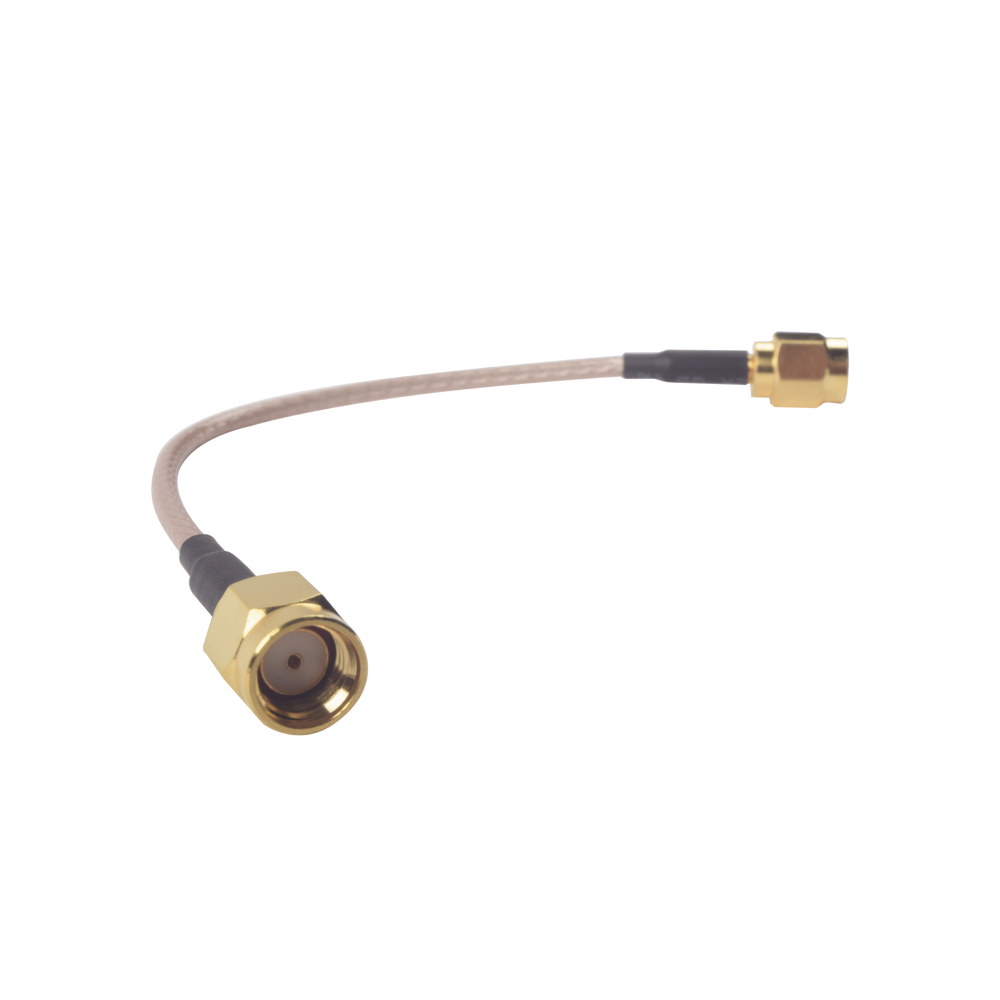 Jumper y Cable de Red para Equipo de Redes Inalámbricas SMA Macho Inverso en ambos extremos.