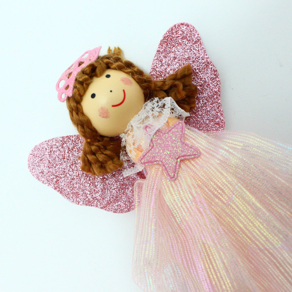 Angelitos navideños en colores.