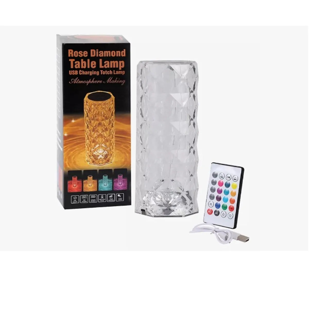 Lámpara de cristal em