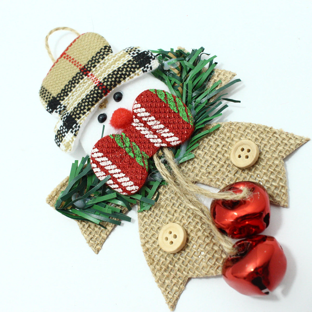 Adornos navideños decorativos surtidos.