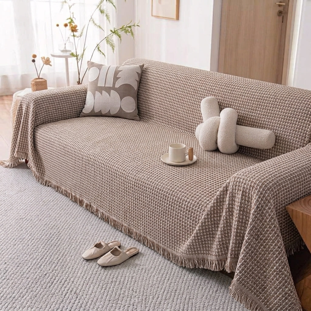 Manta clasica para sofa