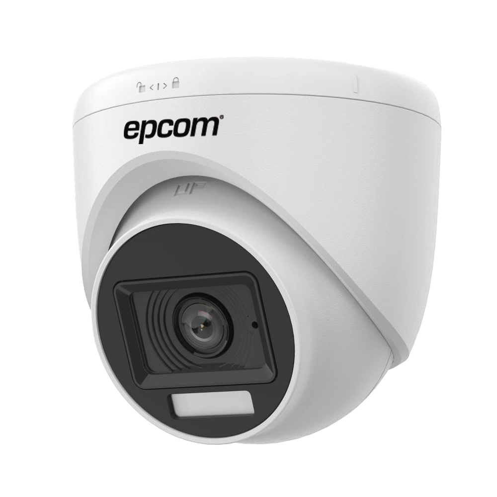 Turret TURBOHD 3K (5 Megapixel) / Lente 2.8 mm / Dual Light (20 mts IR + 20 mts Luz Blanca) / PLASTICO  / dWDR / 4 Tecnologias /