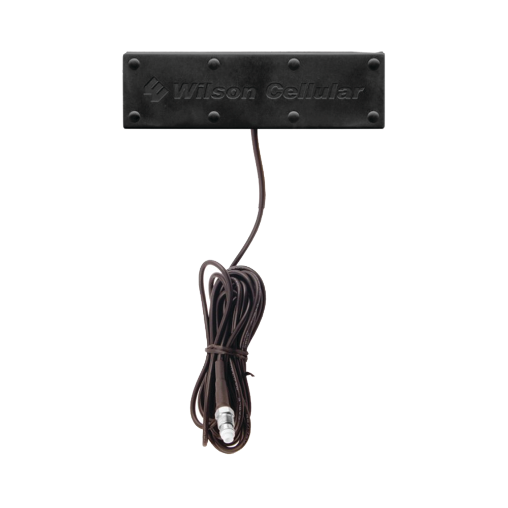 Antena de bajo perfil para repetidor-amplificador de señal celular.