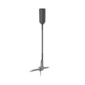 Antena Omnidireccional para Amplificador o Modem 4G/3G | Con montaje para espejo de Tractocamión | Rangos de frecuencia 700-900 MHz, 1710-2270 MHz | Ganancia Máxima 4.3 dBi.