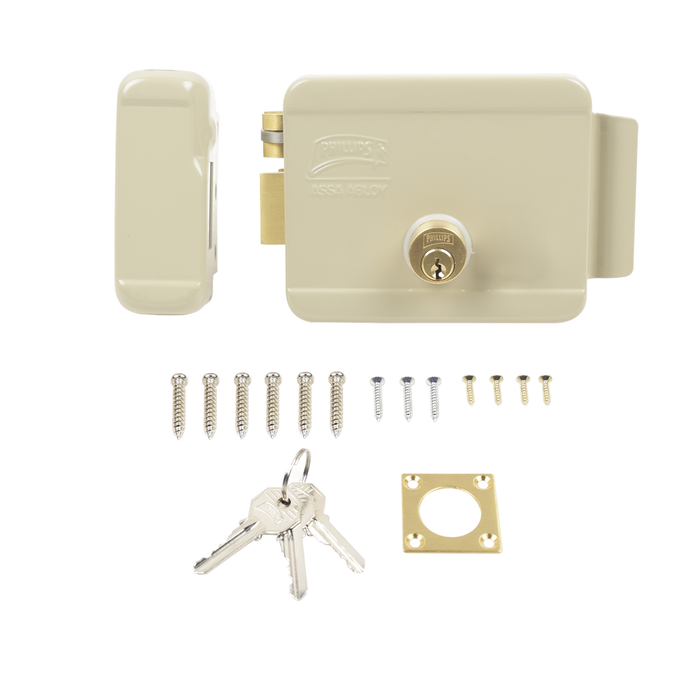 Electric Lock / Key Included / Left / Exterior