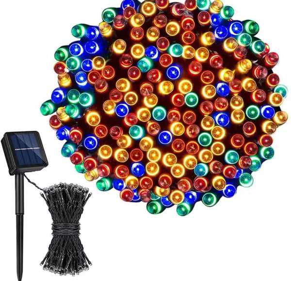 Luz led recargable navideña 100l