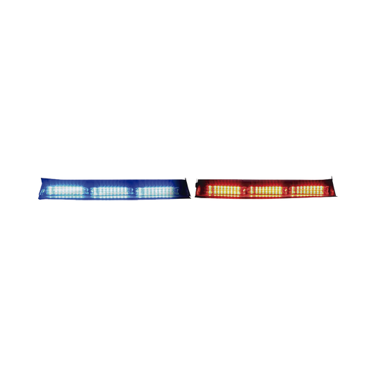 SuperVisor ™ Flex Rojo Azul con 2 luces blancas de penetración
