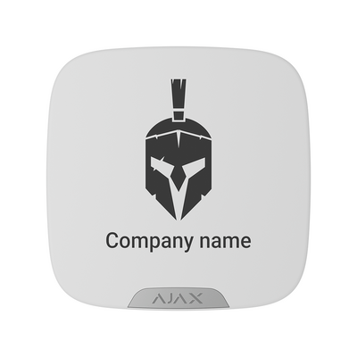 (BASELINE) Placa Frontal Brandplate / Compatible con StreetSiren DoubleDeck / Personalizable con Logo / Instalación en S