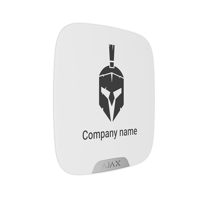 (BASELINE) Placa Frontal Brandplate / Compatible con StreetSiren DoubleDeck / Personalizable con Logo / Instalación en S