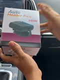 Ventilador calefactor de coche