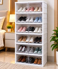 Zapatero Doble Luxury 6 Niveles Puertas