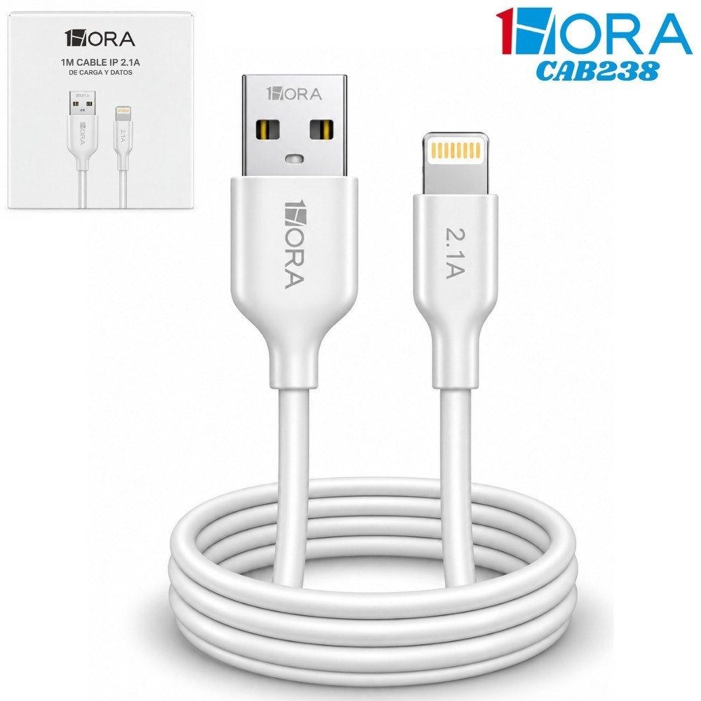 Cable De Datos Usb A Iphone 1Hora Cab238