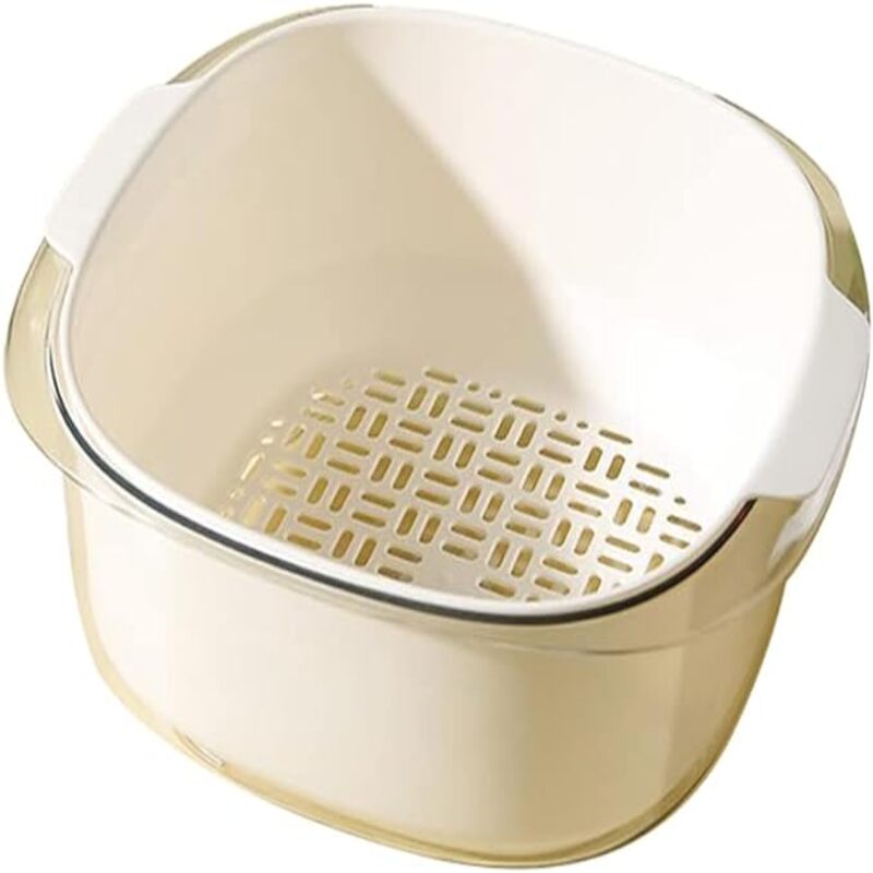 Cesta con escurridor para alimentos