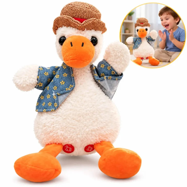 Pato bailarin repite sonidos