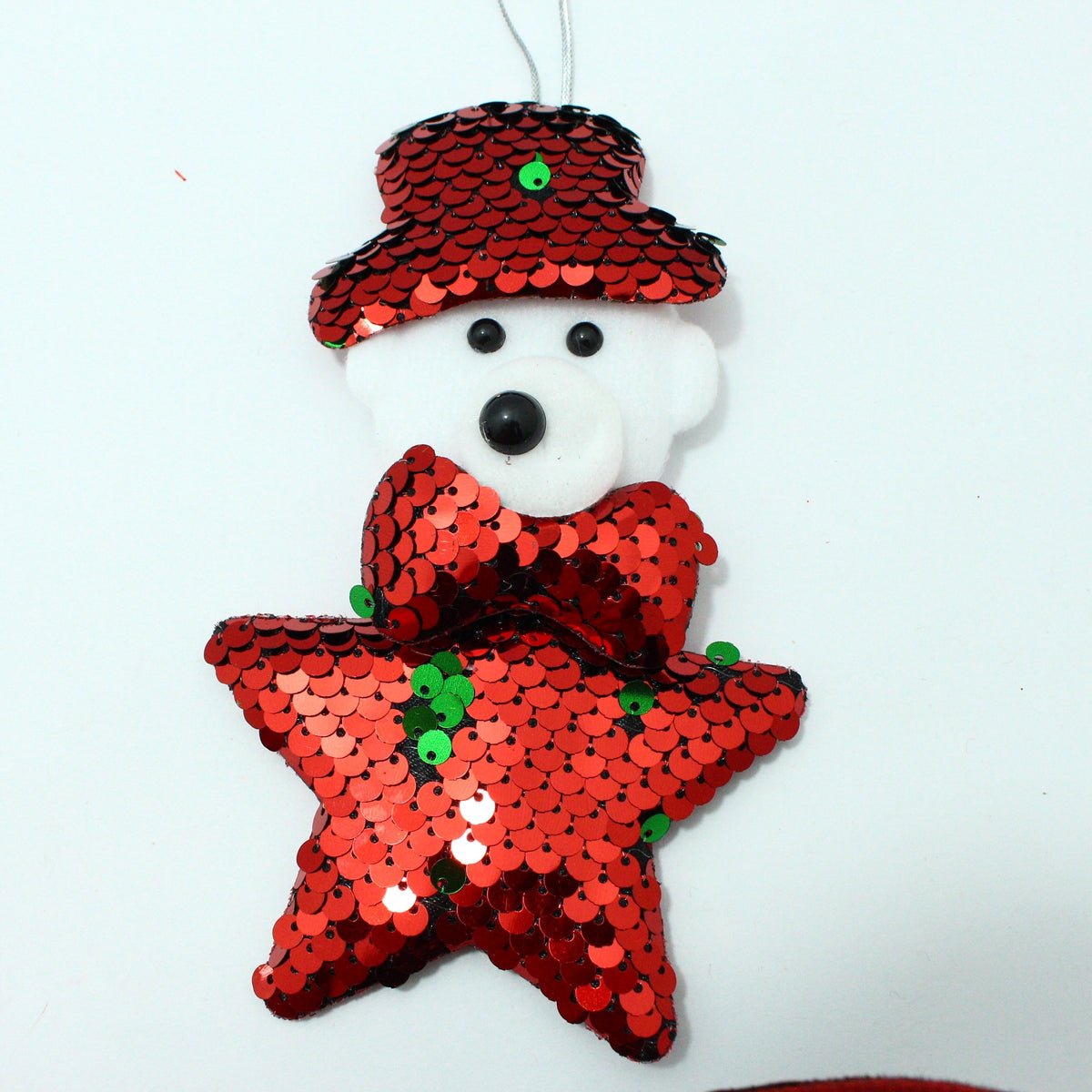 Adornos navideños rojos surtidos