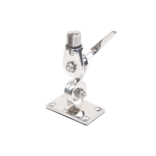 Montaje rotativo de acero inoxidable, 4 posiciones, rosca estándar 1" x 14 hilos