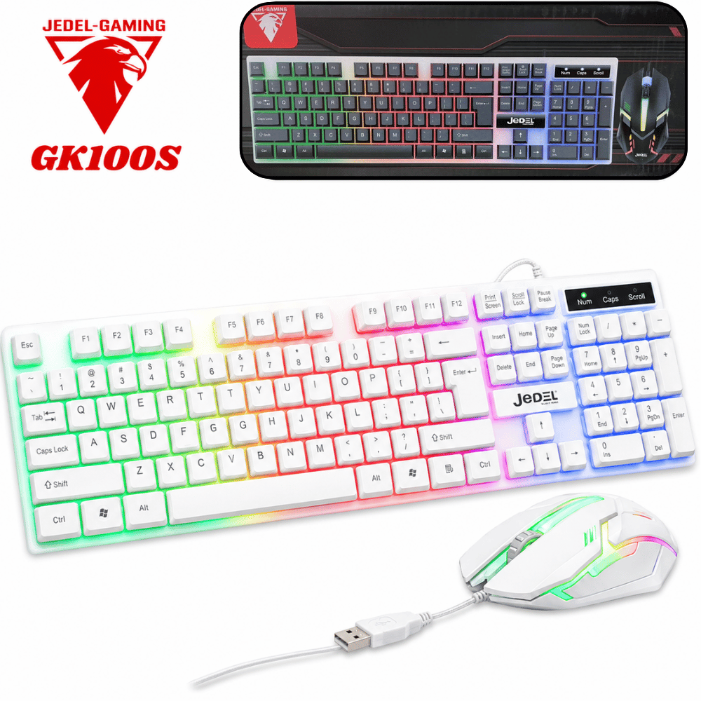 Combo Teclado Y Mouse Gamer Gk100S