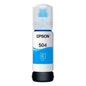 Botella de tinta Epson T504220-AL cian, 70 ml, 6K páginas