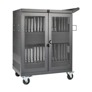 Carro de carga Tripp Lite CSC32AC para 32 dispositivos, 4 ruedas, acero