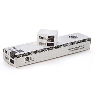 Tarjetas PVC Zebra 104523-111 blancas 30 mil paquete 500