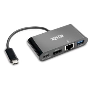 Adaptador USB-C Tripp Lite U444-06N-H4GUBC HDMI RJ-45 60W