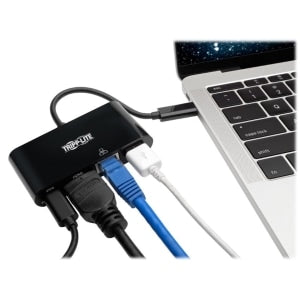 Adaptador USB-C Tripp Lite U444-06N-H4GUBC HDMI RJ-45 60W