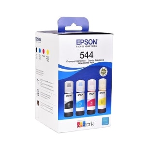 Botellas de tinta Epson T544520-4P CMYK, inyección, paquete x4