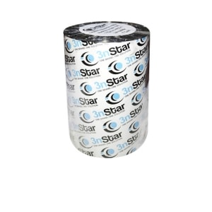Cinta de transferencia térmica 3nstar W10BK110300 negro, 110 x 30, 24/caja